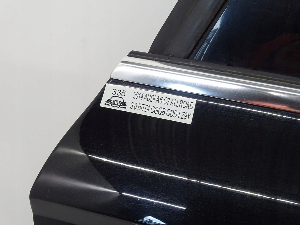 фото №10, Дверь правое правый задняя задние audi a6 c7 4g allroad чёрные lz9y