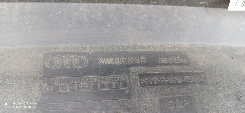 фото №11, Audi a4 b9 s-line kombi avant бампер задняя