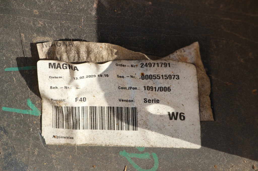 фото №10, Бампер задняя задний bmw 1 f40 sport line 2019-2023