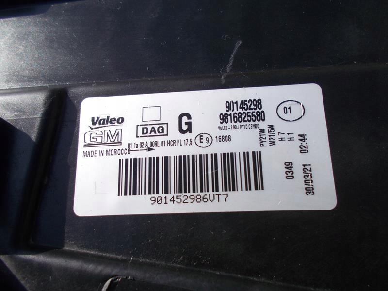 фото №9, Opel combo e передня ліва лампа