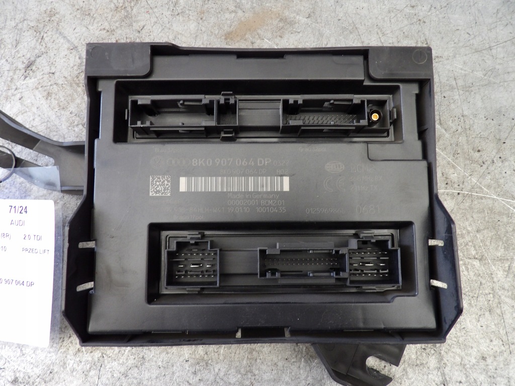 фото №1, Audi q5 8r модуль комфорту 8k0907064dp