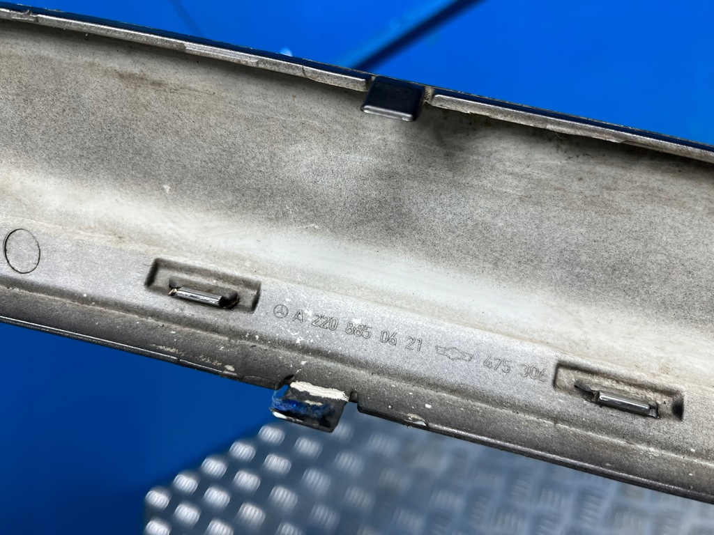 фото №9, Mercedes w220 правая молдинг бампера usa 040 перед