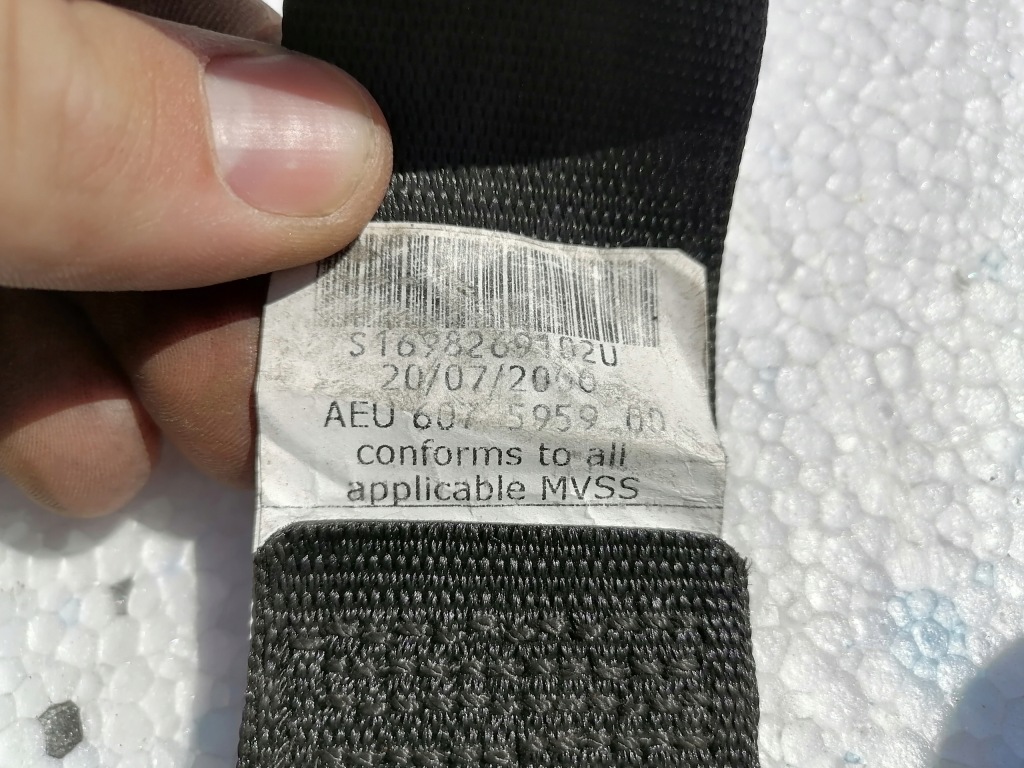 фото №4, Pas безопасности левый перед bmw 7 e65