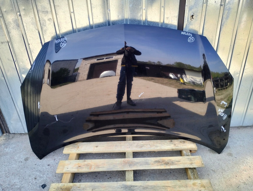 фото №1, Капот оригинал лак renault koleos i lata 2007-2011