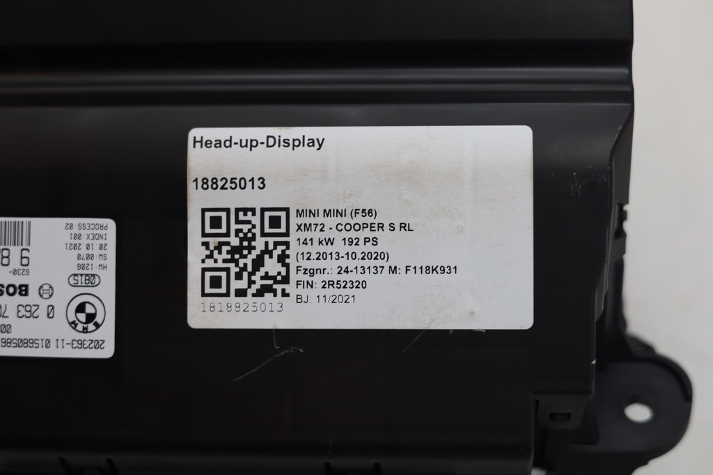 фото №6, Дисплей проекционный дисплей head up hud mini f55 f56 9825225