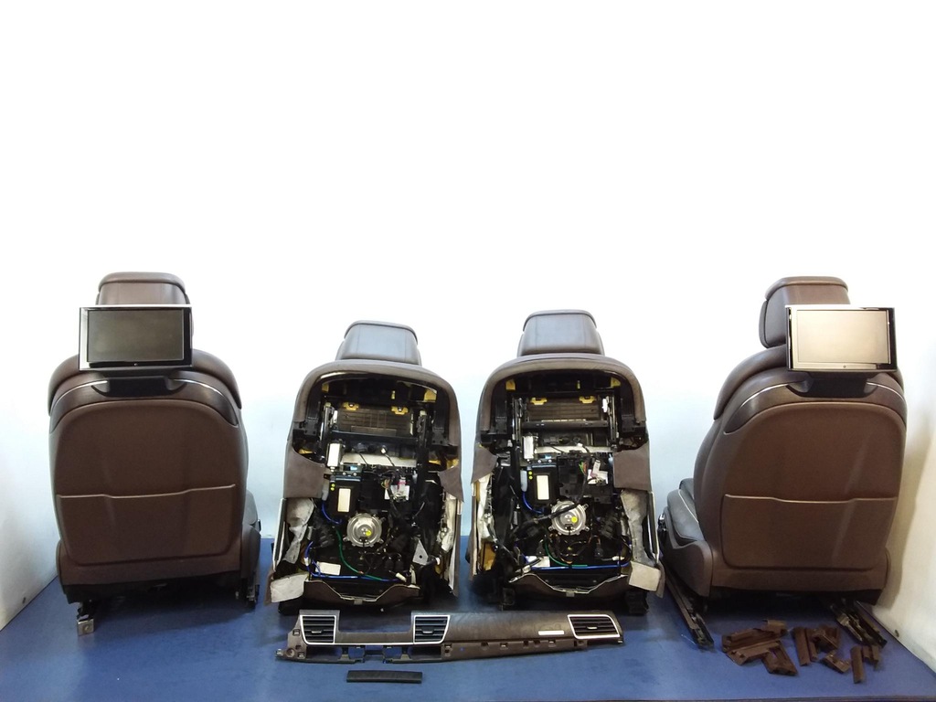 фото №10, Audi a8 d4 long сиденья заднее сиденье кожа салон balao