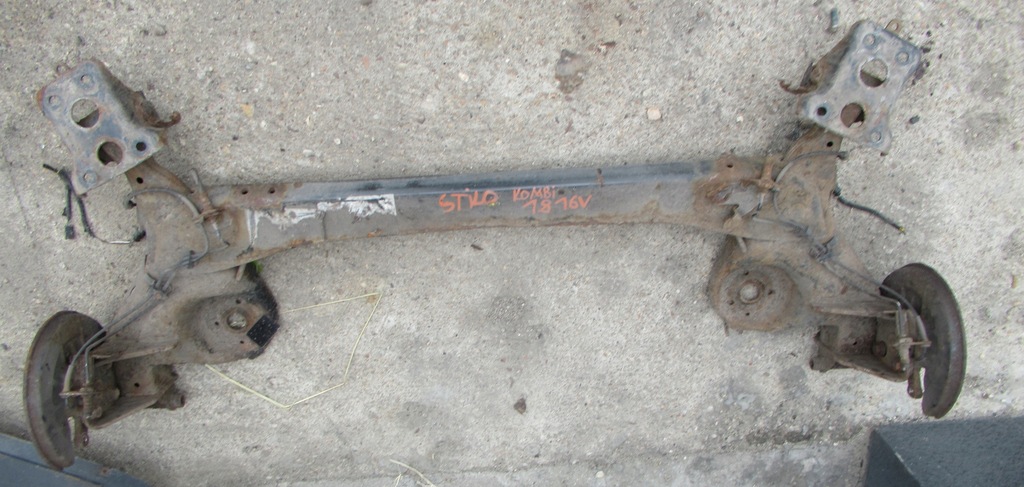 фото №1, Fiat stilo 1.8 16v kombi балка подвеска задняя