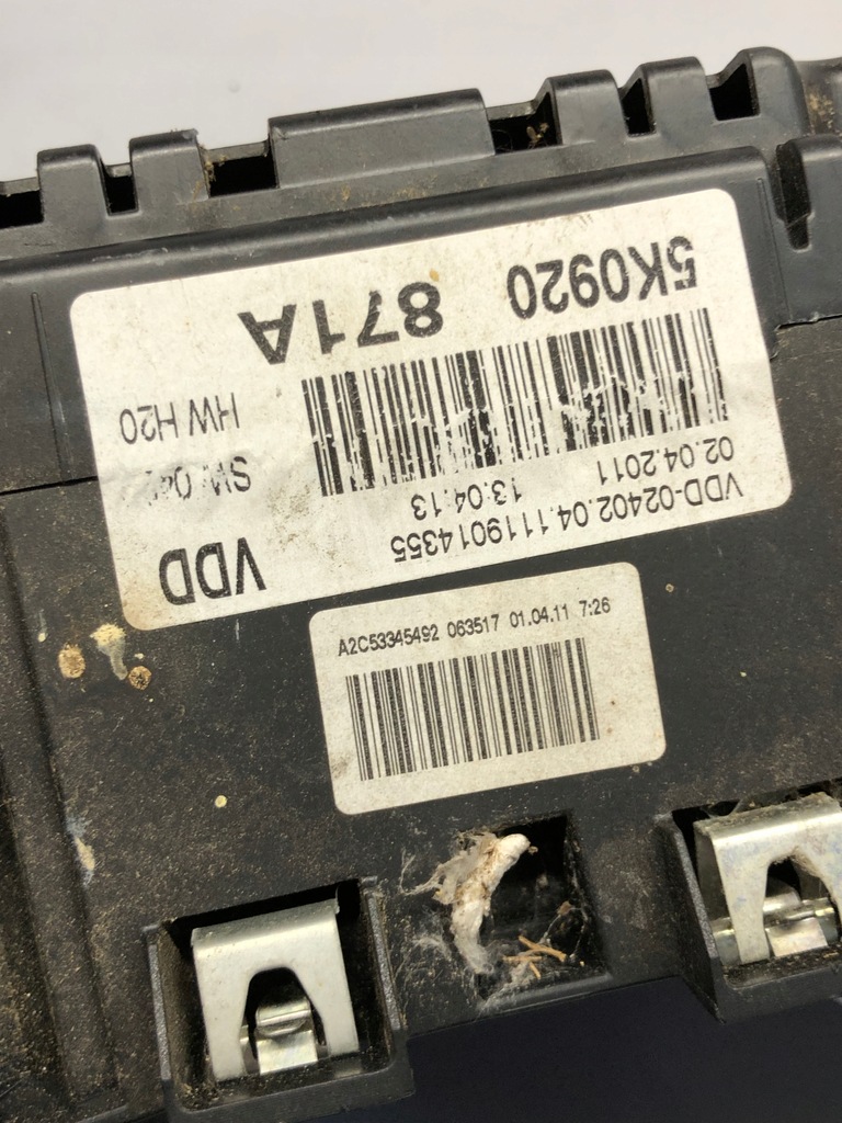 фото №10, Счетчик приборная панель 5k0920871a vag