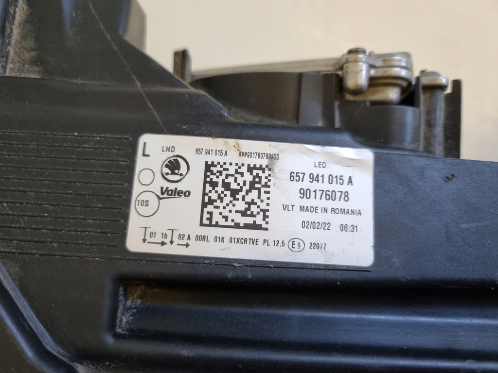 фото №16, Лампа левый перед передняя skoda scala full led комплектная