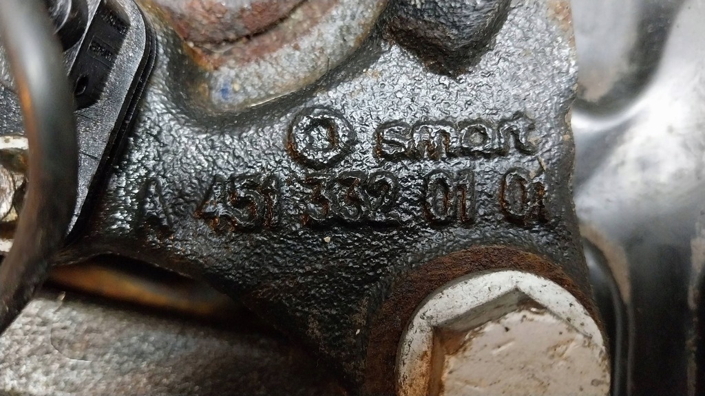 фото №6, Поворотный кулак ступица суппорт левый перед a4513320101 smart fortwo ii 451 1.0 t
