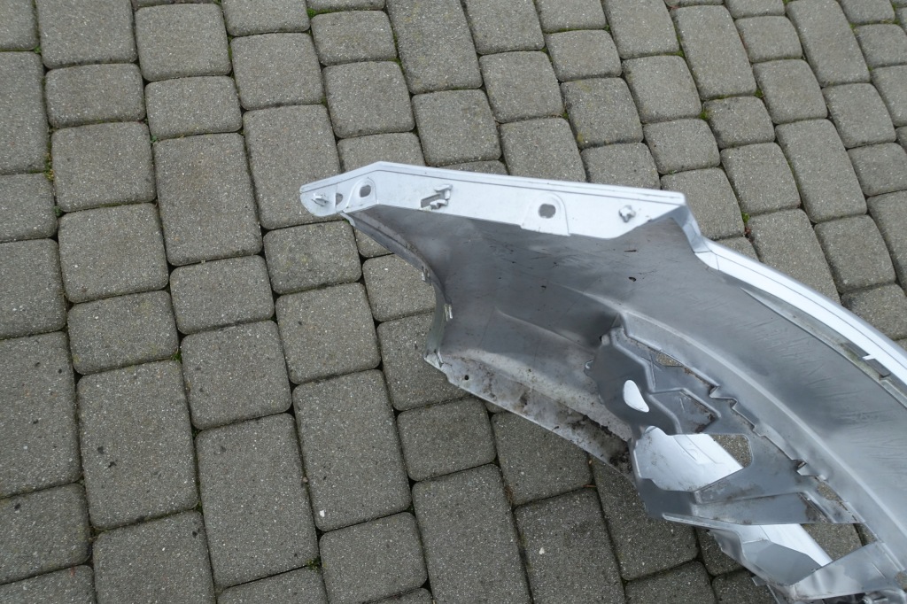 фото №12, Skoda rapid бампер передний серебряный решётка оригинал