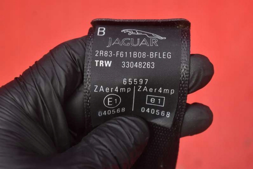 фото №8, Pas безпеки правий перед 2r83-f611b08-bfl jaguar s-type 04-08