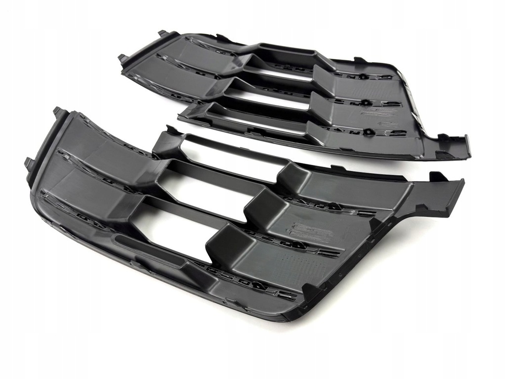 фото №11, Audi q7 4m 15-19 s-line shadow line решётка радиатора решётка радиатора + решётки боковой набор