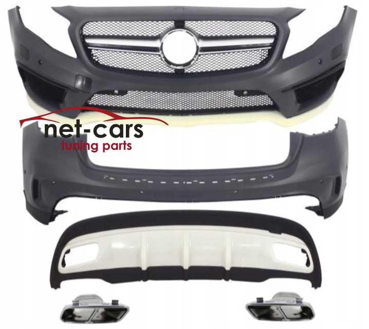 фото №1, Бампер перед задняя mercedes gla x156 -16 45 amg c