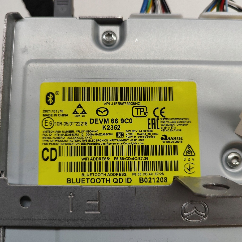 фото №8, Mazda 6 2020 монитор / дисплей / экран