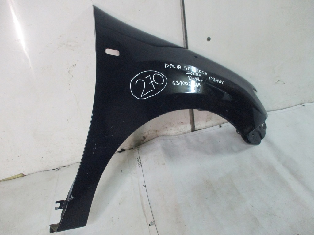 фото №9, Крыло правый перед передний dacia sandero ii 2 logan 12-18r 631002288r