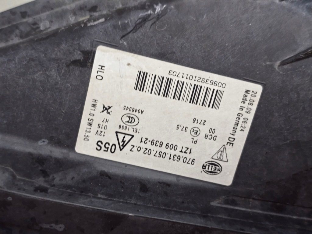 фото №11, Лампа фара перед europa ліва лівий ксенон porsche panamera 970