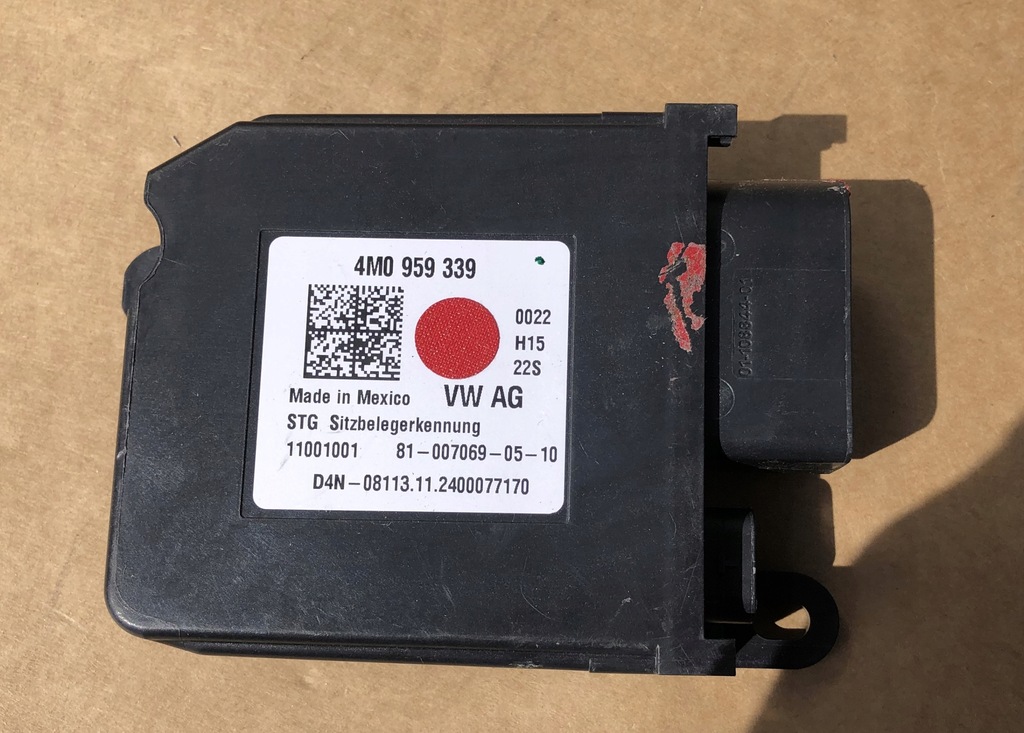 фото №1, Модуль зайнятості сидіння audi q7 vw atlas 4m0959339.....