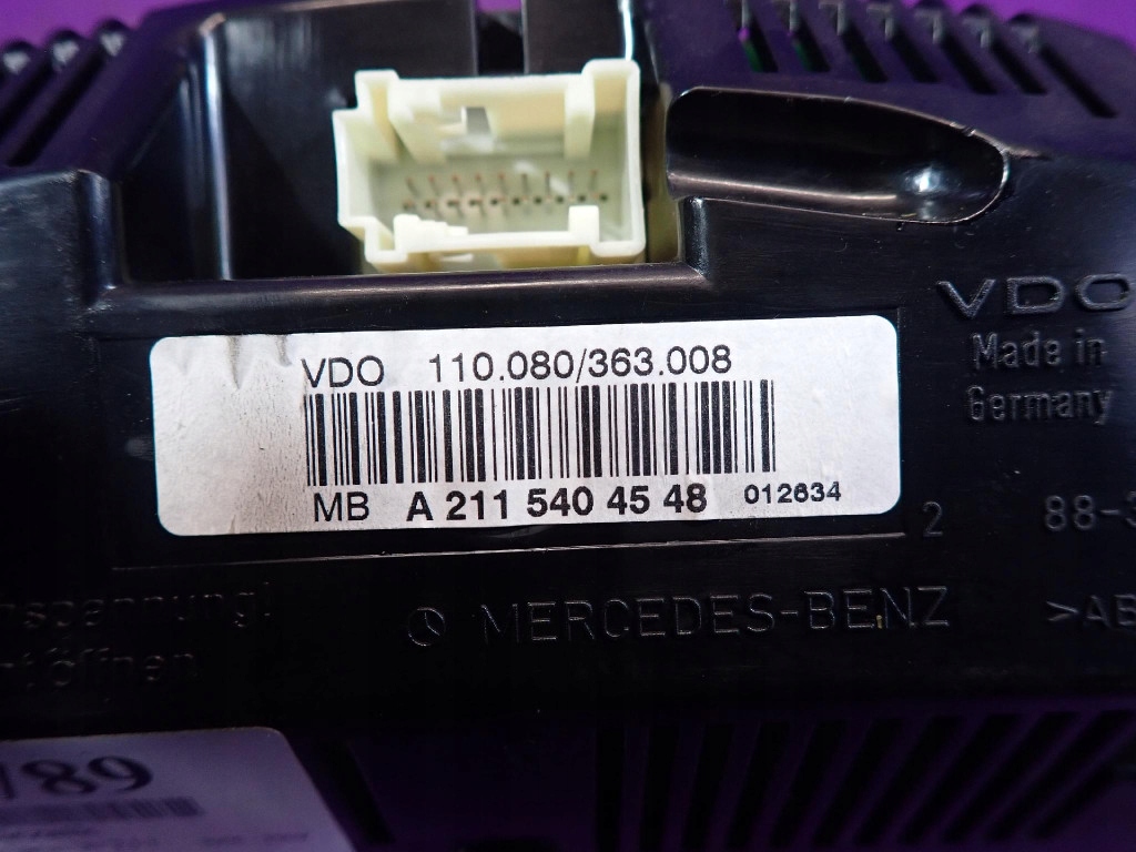 Mercedes e-klasa w211 06- рестайлинг  3,0 cdi автоматическая коробка передач панель приборы a2115404548 с Разборки