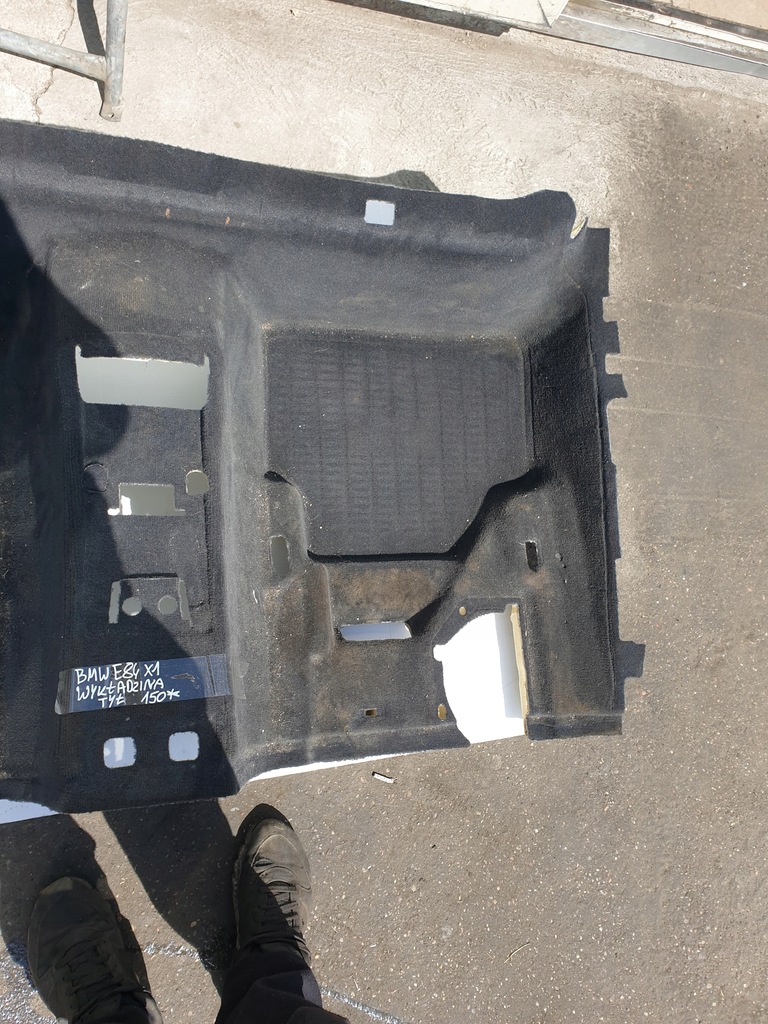 фото №5, Bmw x1 e84 обшивка коврик задняя пол салона