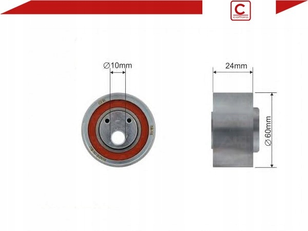 фото №2, Ролик натяжителя ремень распределительного вала [caffaro]