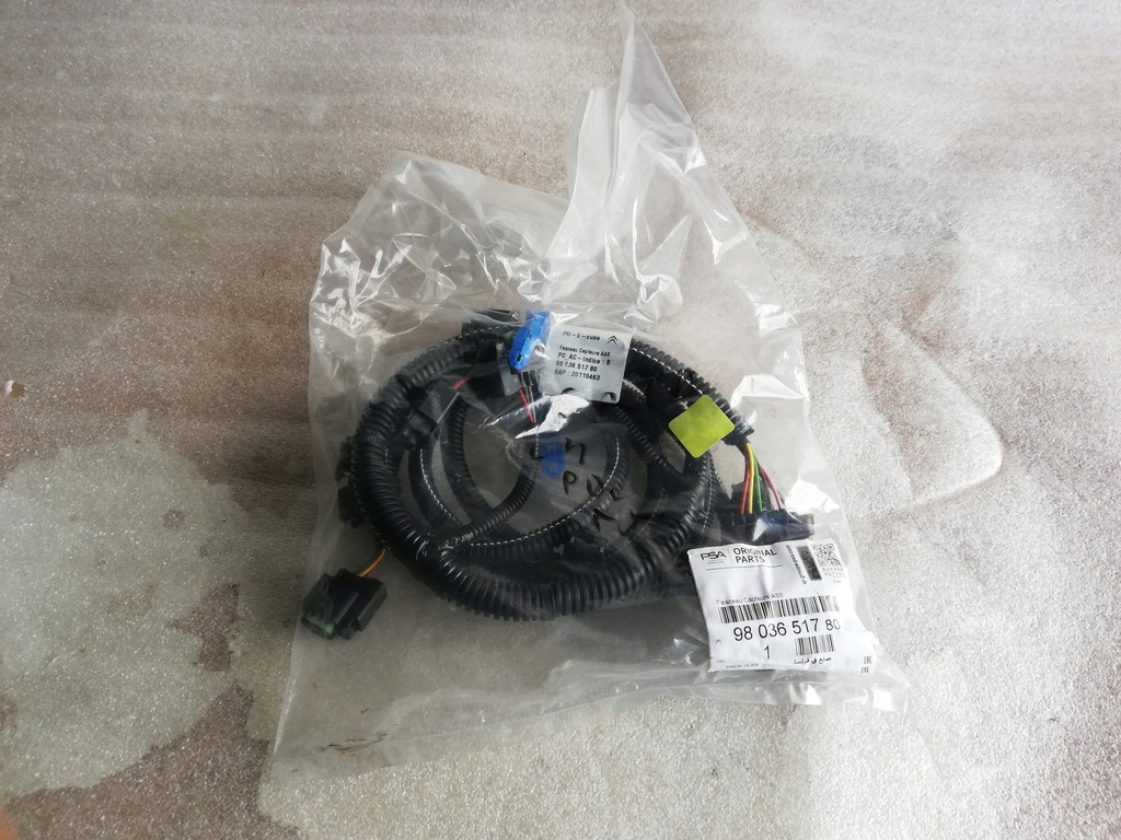 фото №1, Citroen c4 cactus жгут pdc задняя задняя