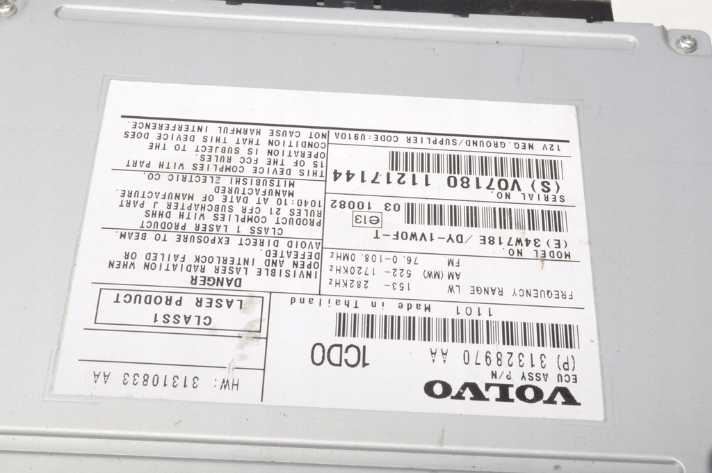 фото №3, Volvo xc60 i радио считыватель cd 31328970