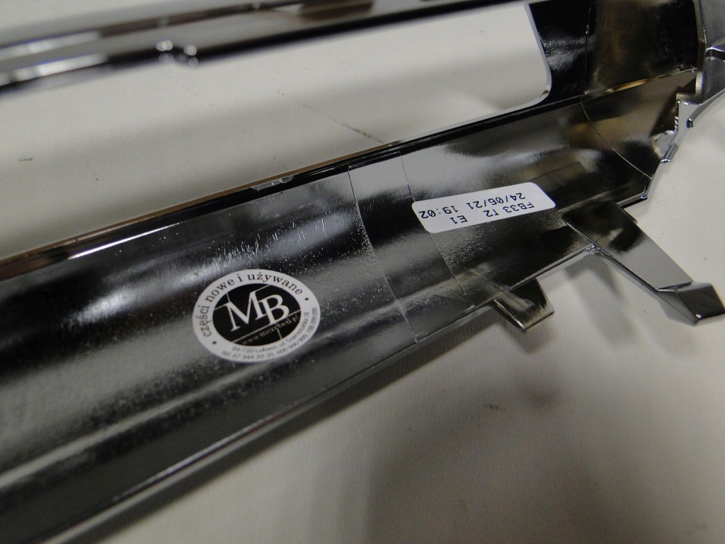 фото №8, Mercedes gl x164 164 молдинг хром решётки бампера правая