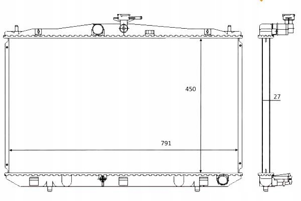 Купить Nrf радиатор lexus rx450h 08-15