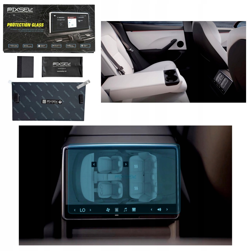 фото №1, Tesla model 3 - 8.7“ 2023 - na панель кондиціонера задній