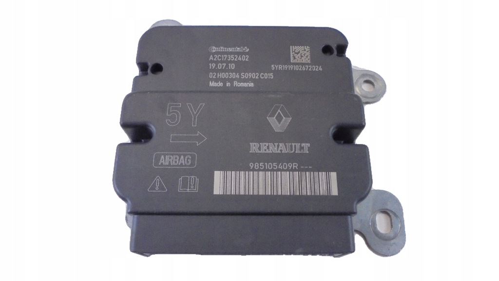 фото №1, Dacia dokker lodgy модуль блок керування подушка безпеки oryg 985105409r