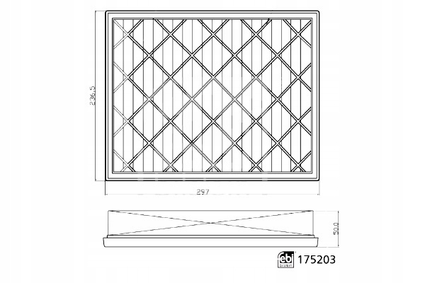 фото №4, Фильтр воздуха ford ranger ford usa ranger 2.0d 2.3 09.18- febi