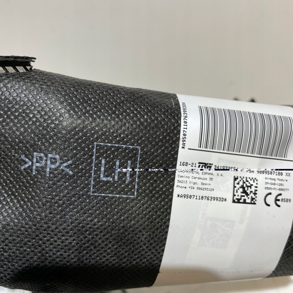 фото №7, Peugeot 3008 ii правая подушка сиденье 9809506980