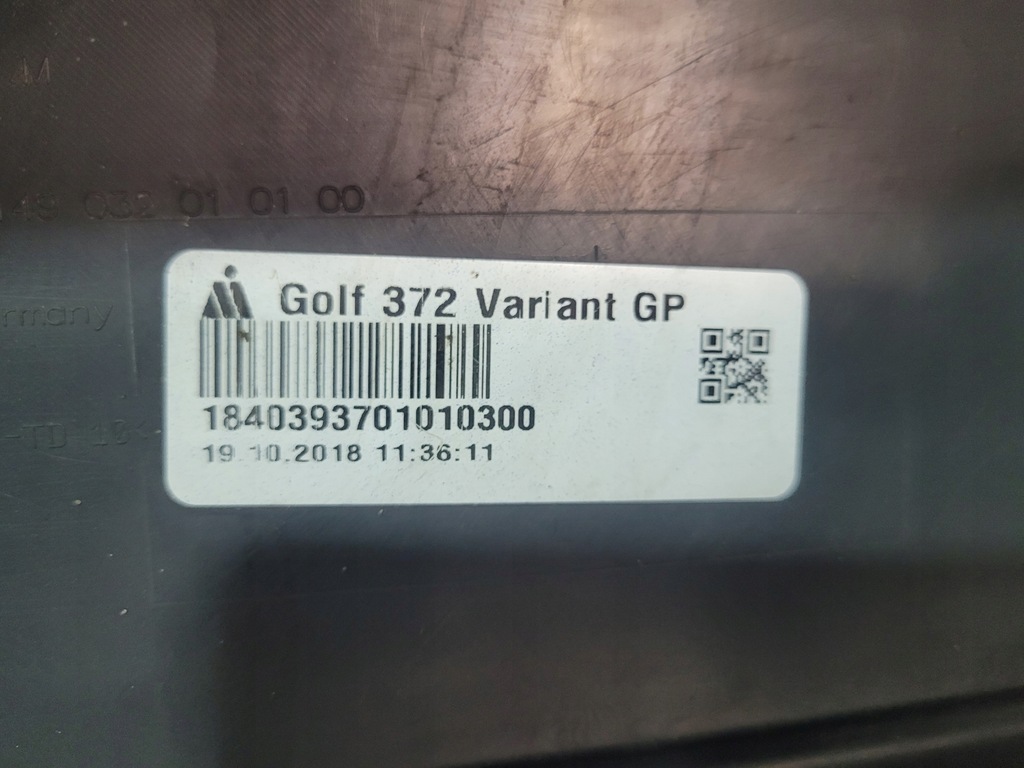 фото №14, Vw golf vii 5g kombi r-line бампер задняя задний