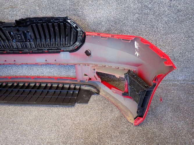 фото №8, Skoda fabia iv бампер передній перед впуск повітря