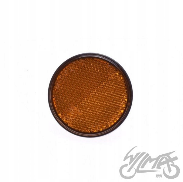 фото №1, Отражатель круглый жёлтый оранжевый 75/81mm винтовой