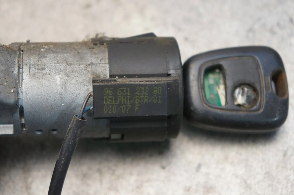 фото №7, Замок зажигания + ключ citroen berlingo i lift 1.6 hdi - 9663123280