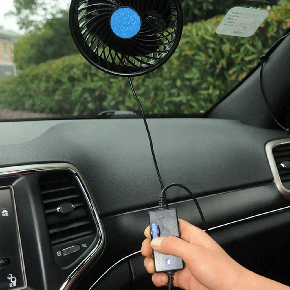 фото №2, Letni вентилятор зарядный 12 v вентилятор 6 cali