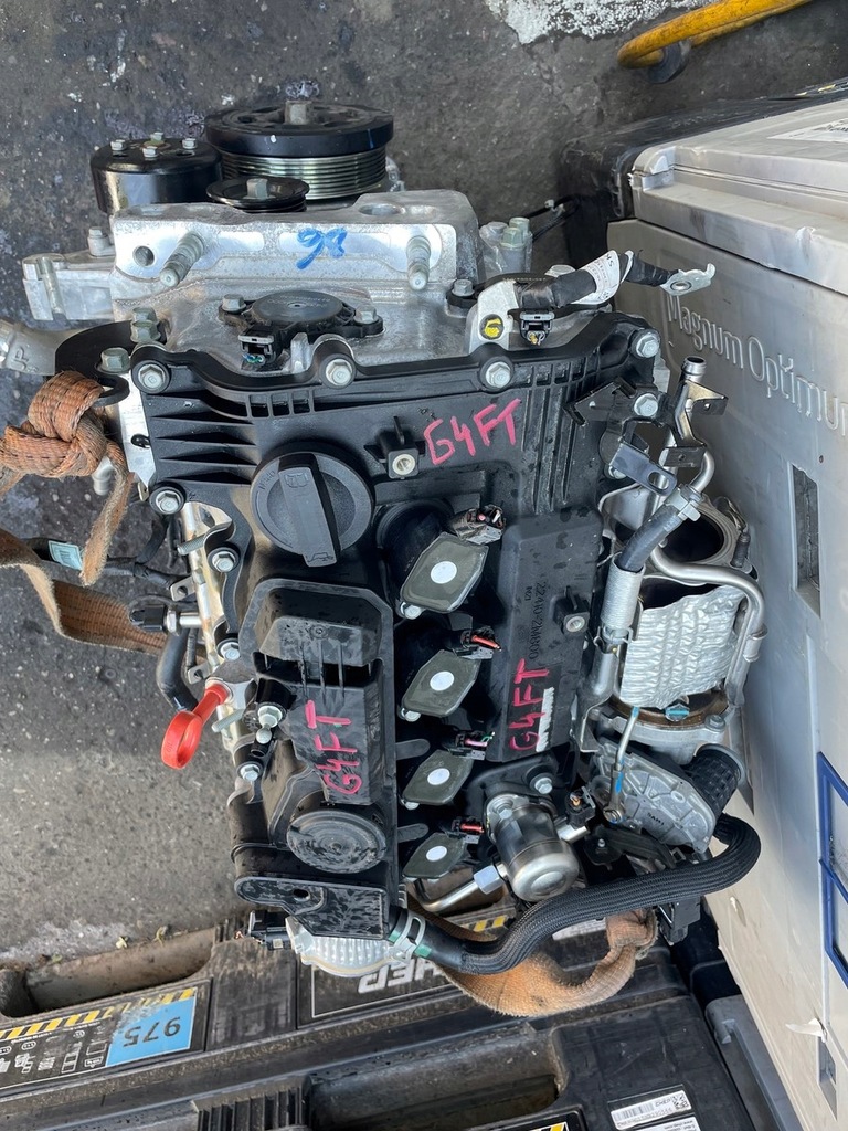 фото №14, Двигун kia hyundai 1.6 t-gdi гібрид двигун g4ft kompletny