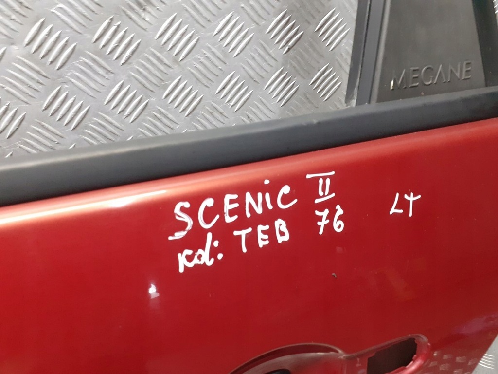 фото №3, Дверь левый задняя renault scenic ii teb76