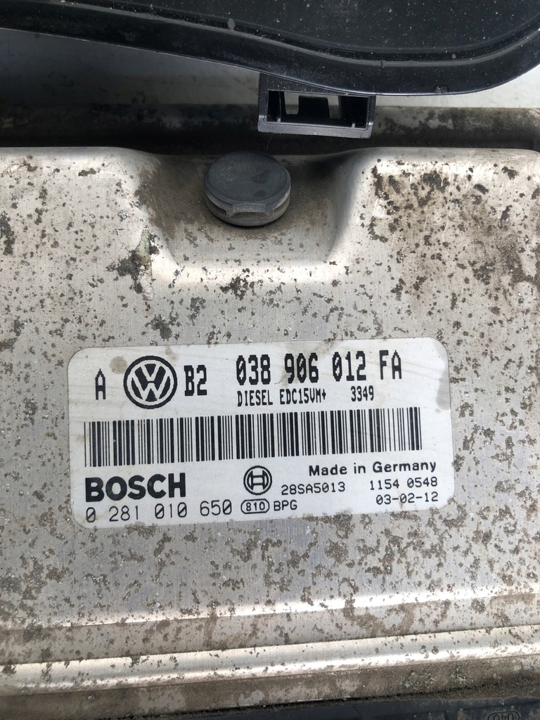 фото №5, Блок управления набор стартовый volkswagen golf iv 1.9 tdi 038906012fa