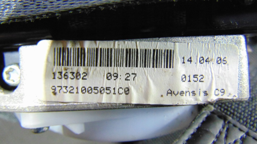 фото №3, Pas натягувач правий лівий toyota avensis t25