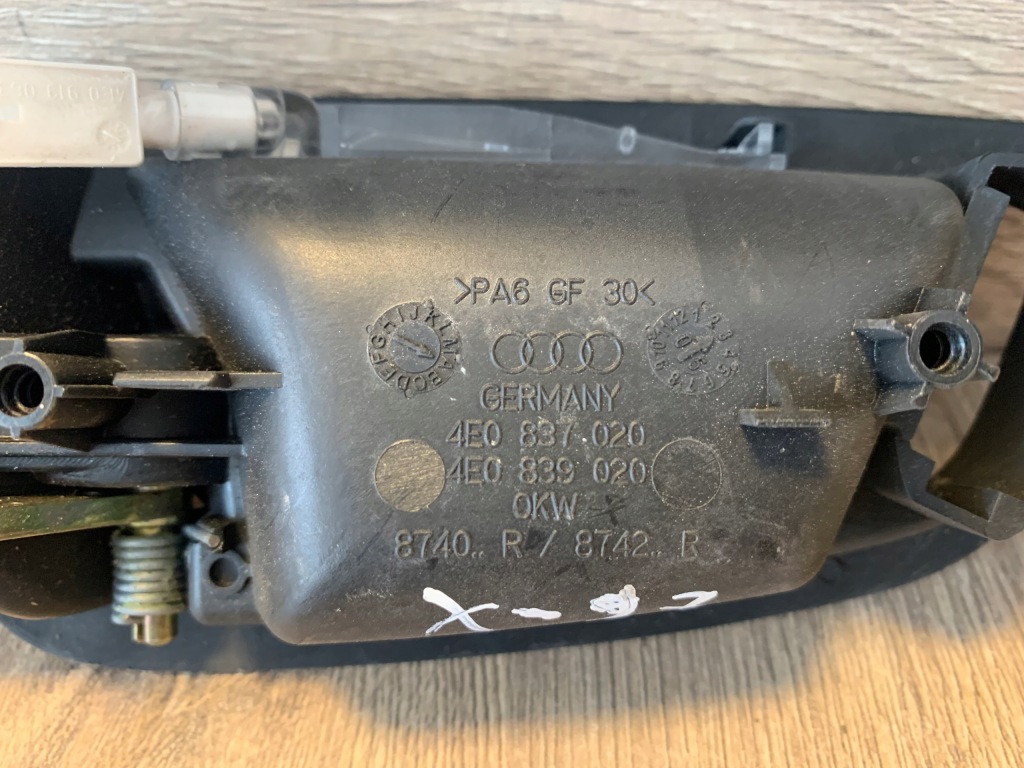 фото №3, Ручка двері внутрішня audi a8 d3 4e0837020