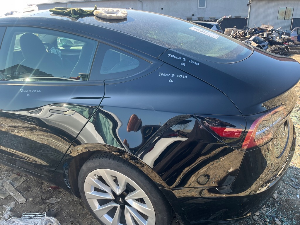 фото №1, Четверть левый задняя tesla 3 pbsb