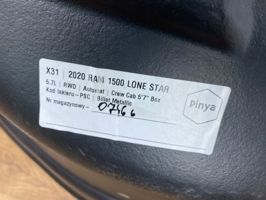 фото №14, Подкрылок левый перед dodge ram 1500 2019+ usa