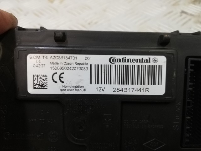 фото №6, Clio iv блок керування модуль бортовий комп'ютер 284b17441r