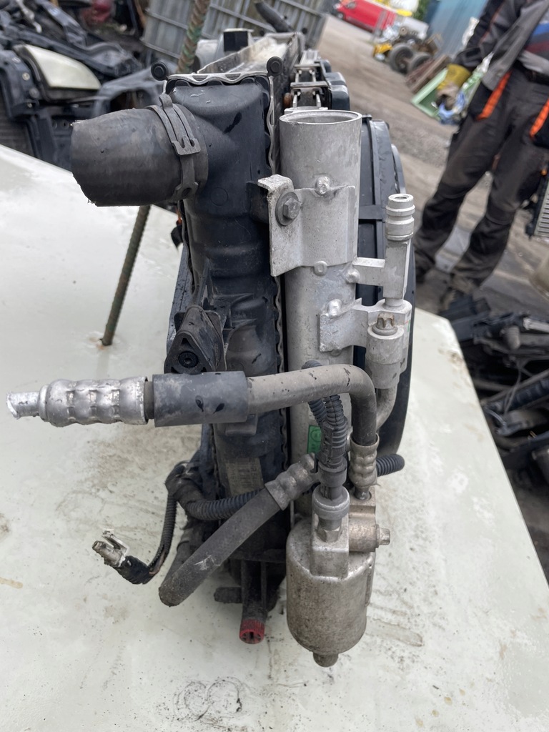 фото №4, Opel zafira a 2.0 радиатор wody кондиционера вентилятор комплект