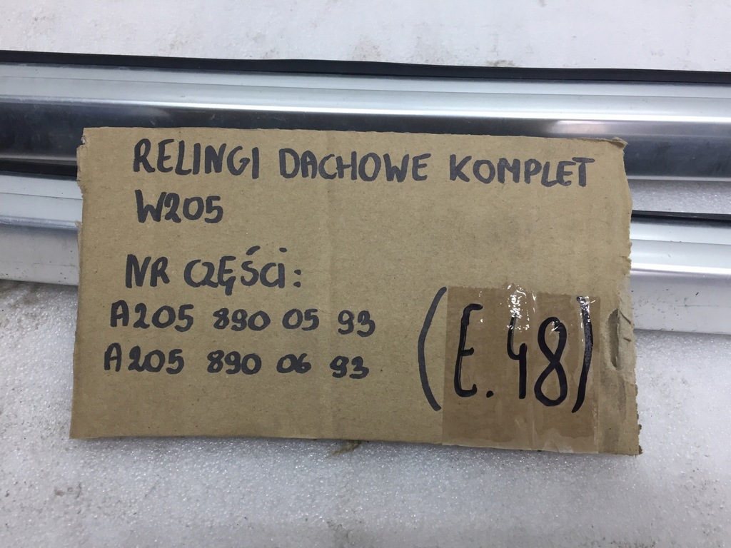 фото №16, Mercedes-benz c w205 2015 ліва сторона рейлінги дахові + рейлінги рейлінг даховий mercedes c klasa w205