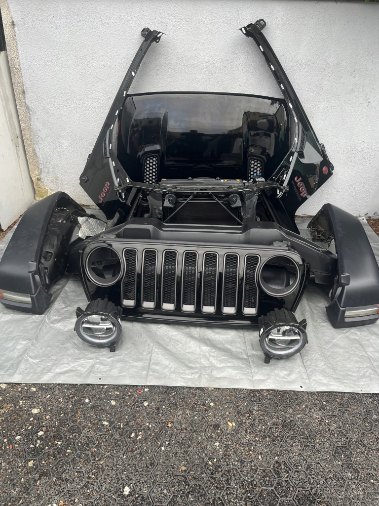 фото №1, Jeep wrangler jl rubicon бампер капот лапи led pas перед комплект 2.0 t