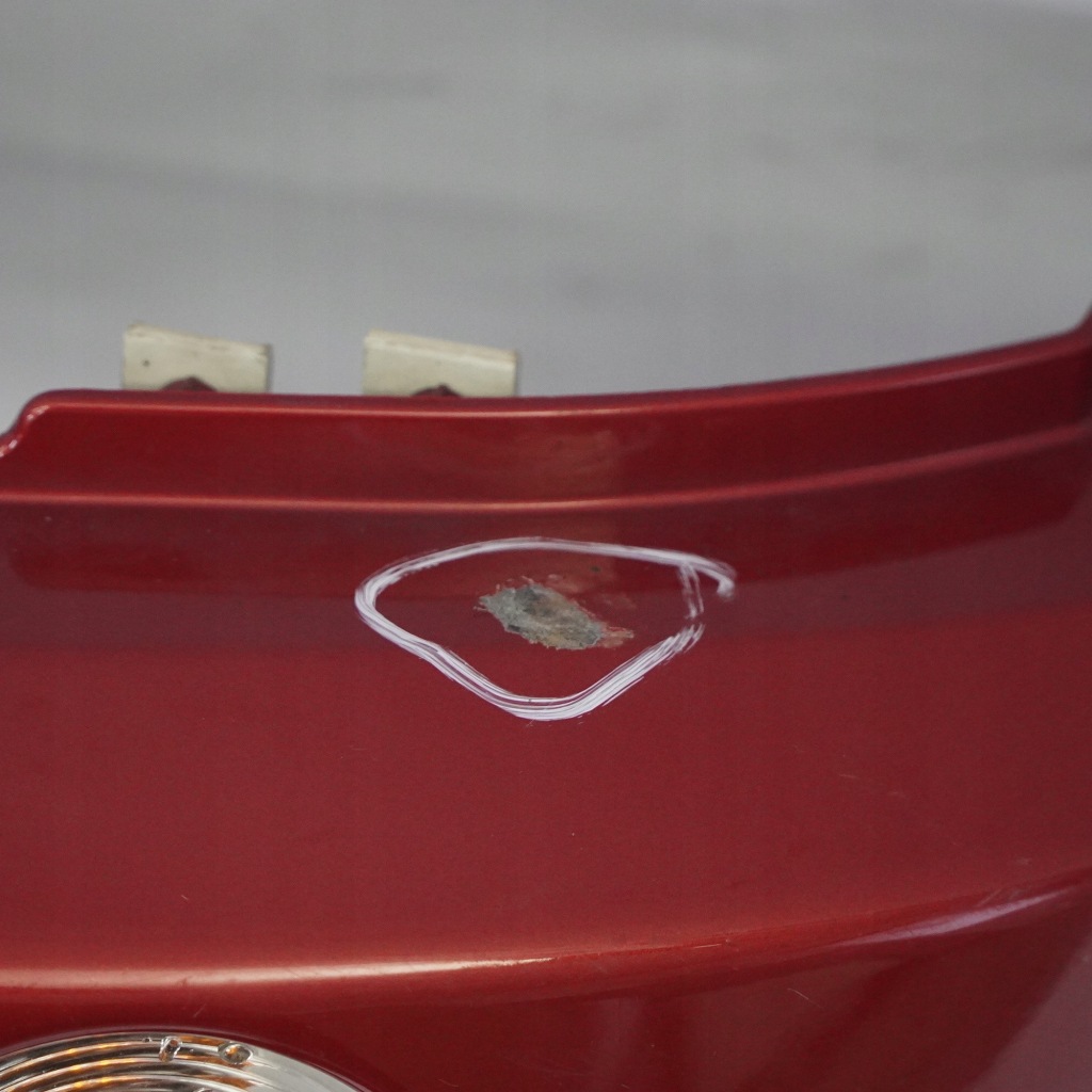 фото №10, Mini r50 r52 бампер задній solar red червоний металік - a47